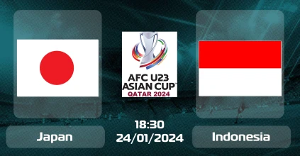 Soi kèo Japan Vs Indonesia 24/01/2024 vòng bảng D Asian Cup
