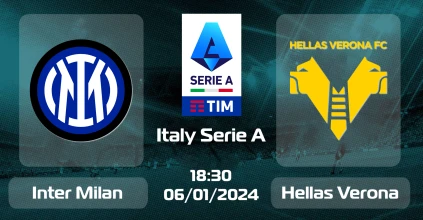 Soi kèo Inter Milan Vs Hellas Verona 06/01/2024 chi tiết tại Hupkeo